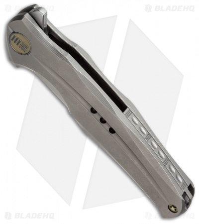 WE Knife Co. 601J Frame Lock Knife Gray Titanium (3.75" Satin) 
