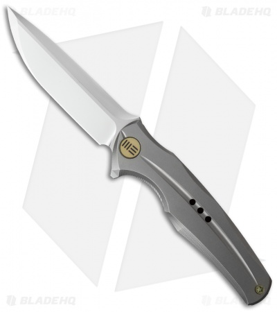 WE Knife Co. 601J Frame Lock Knife Gray Titanium (3.75" Satin) 