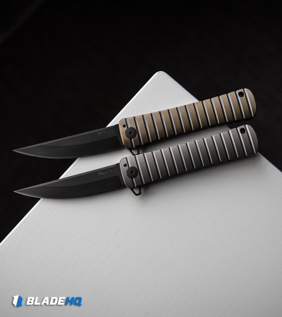 Williams Blade Design BHQ Exclusive Shobu Zukuri Folder Bronze Ti (3.8" Black)