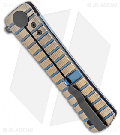 Williams Blade Design BHQ Exclusive Shobu Zukuri Folder Bronze Ti (3.8" Black)