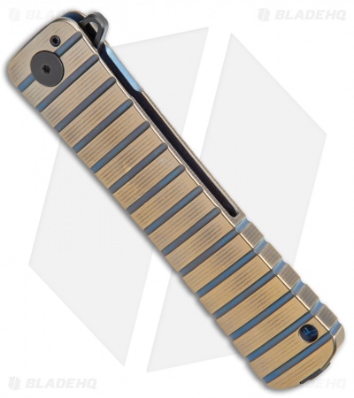 Williams Blade Design BHQ Exclusive Shobu Zukuri Folder Bronze Ti (3.8" Black)