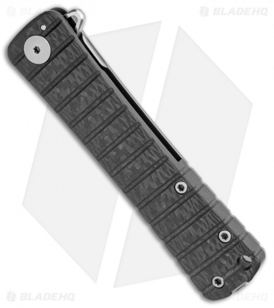 Williams Blade Designs Osoraku Zukuri Frame Lock Knife Ti/CF (3.5" Satin)