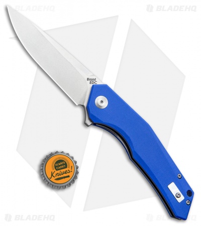 B'yond EDC Arch Liner Lock Knife Blue G-10 (3" Stonewash) SA1901DG-BL