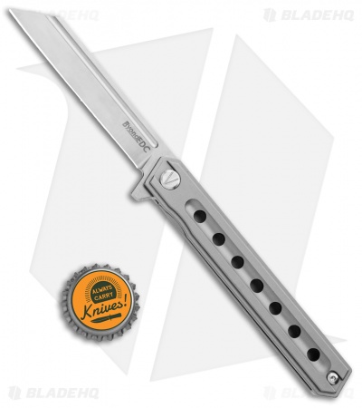 B'yond EDC Core Frame Lock Knife Titanium (3" Satin) SA1907ST-GY