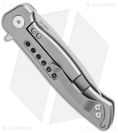 B'yond EDC Ficium Frame Lock Knife Titanium (3" Satin) SA1904DT-GY