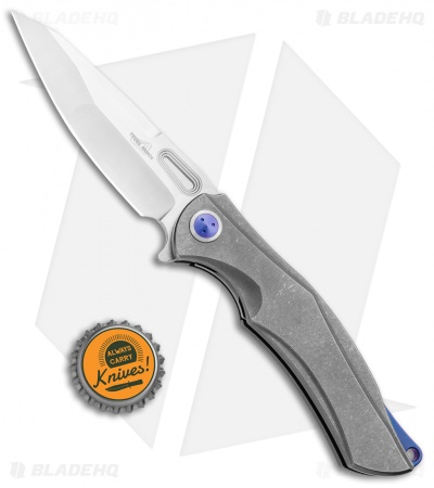 B'yond EDC Terra Mundi Kojin Liner Lock Knife Titanium (3.25" Satin) SG1909MT