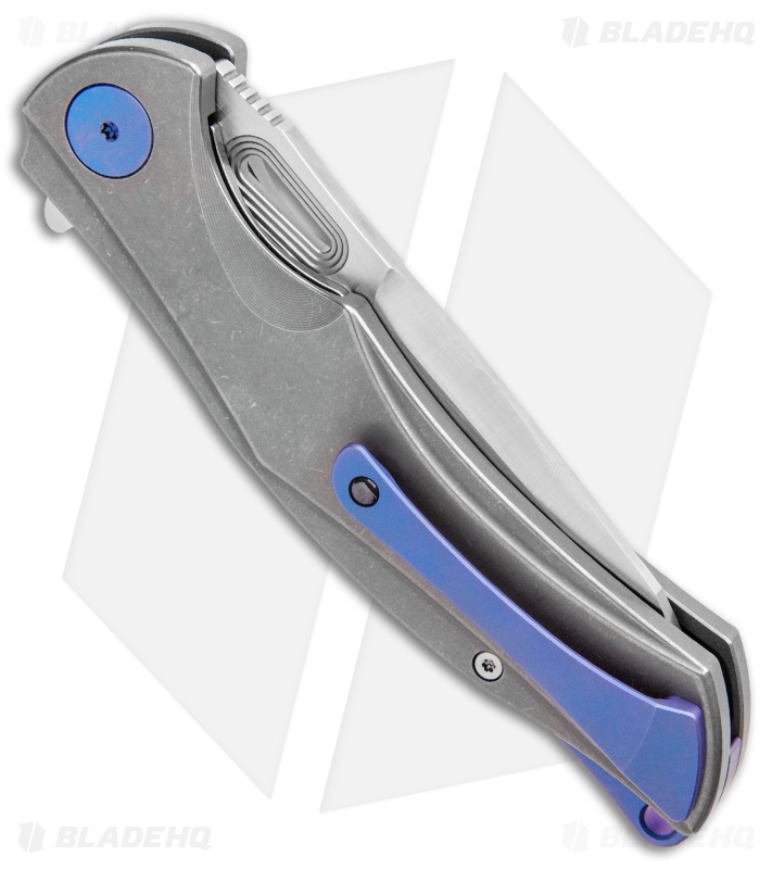 B'yond EDC Terra Mundi Kojin Liner Lock Knife Titanium (3.25" Satin) SG1909MT