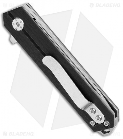 B'yond EDC Linear Liner Lock Knife Black G-10 (2.6" Stonewash) SA1905DGS-BK