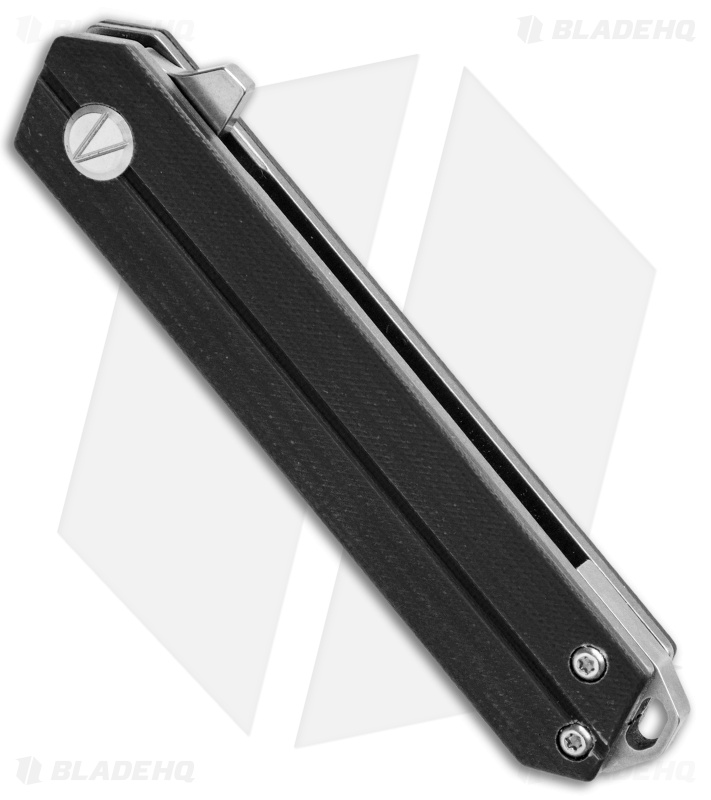 B'yond EDC Linear Liner Lock Knife Black G-10 (2.6" Stonewash) SA1905DGS-BK