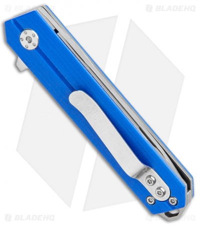 B'yond EDC Linear Liner Lock Knife Blue G-10 (2.6" Stonewash) SA1905DGS-BL