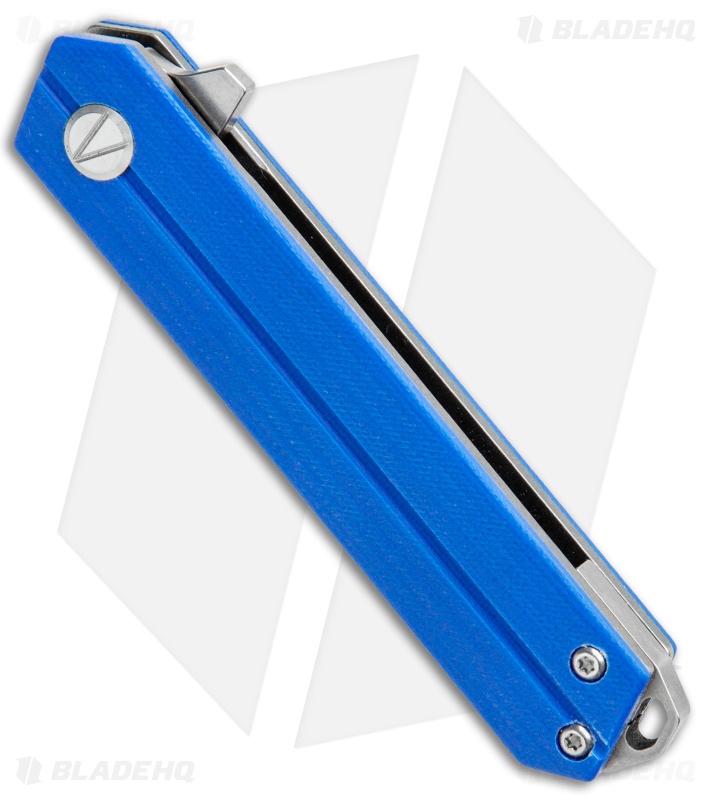 B'yond EDC Linear Liner Lock Knife Blue G-10 (2.6" Stonewash) SA1905DGS-BL