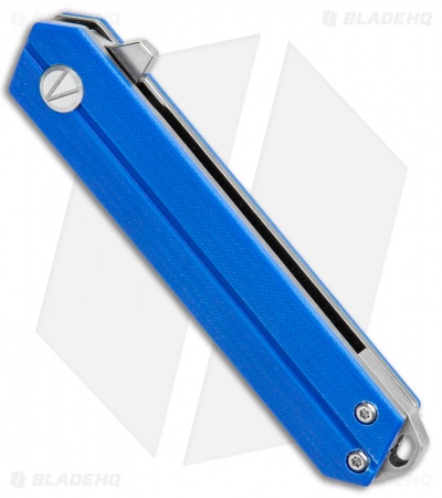 B'yond EDC Linear Liner Lock Knife Blue G-10 (2.6" Stonewash) SA1905DGS-BL