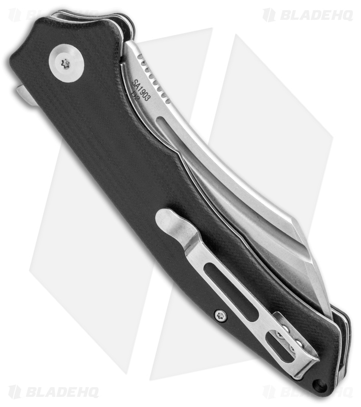 B'yond EDC Sunder Liner Lock Knife Black G-10 (3" Stonewash) SA1903DG-BK