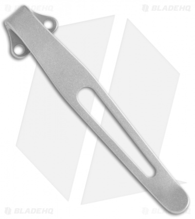 MXG Gear ZT 0452CF Deep Carry Titanium Pocket Clip - Plain - Blade HQ