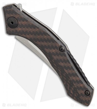 Zero Tolerance Sinkevich 0460CF Flipper Knife Carbon Fiber (3.25" Satin) ZT