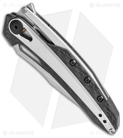 Zero Tolerance 0990 Frame Lock Knife Carbon Fiber (3.25" Stonewash)