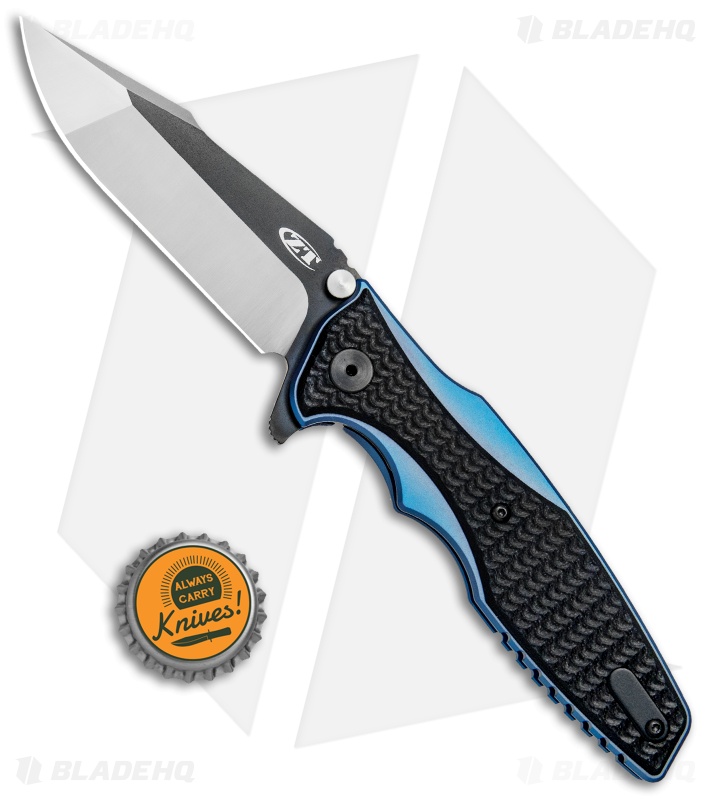 Zero Tolerance Hinderer 0393 Frame Lock Knife Black G-10