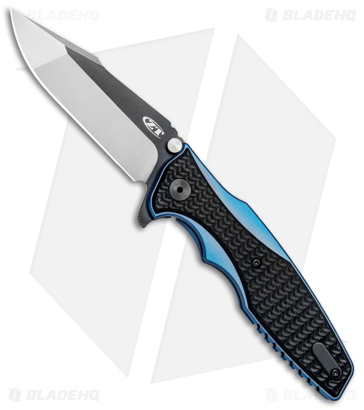 Zero Tolerance Hinderer 0393 Frame Lock Knife Black G-10 (3.5