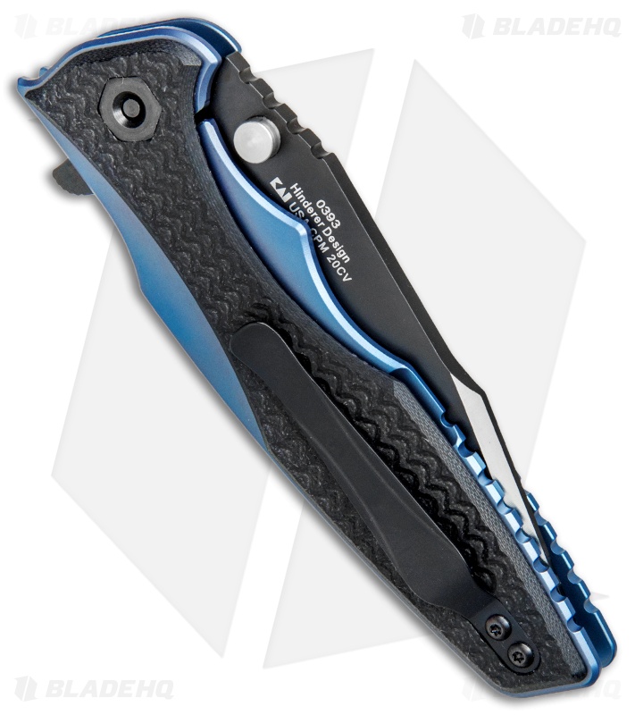 Zero Tolerance Hinderer 0393 Frame Lock Knife Black G-10