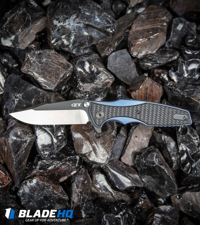 Zero Tolerance Hinderer 0393 Frame Lock  Knife Black G-10 (3.5" Two-Tone) ZT