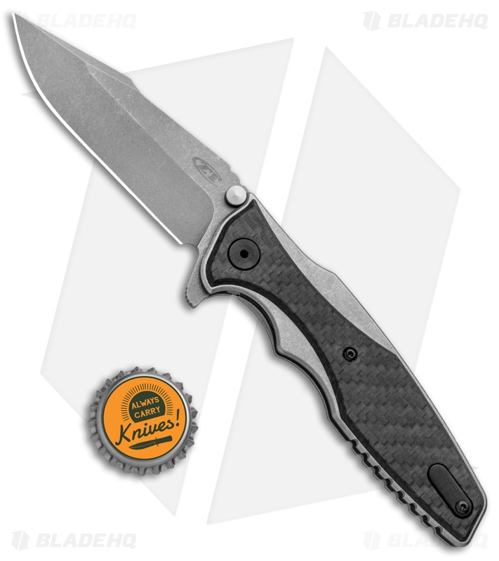 Zero Tolerance Hinderer 0393GLCF - Folding Knife | Glow CF | Blade HQ