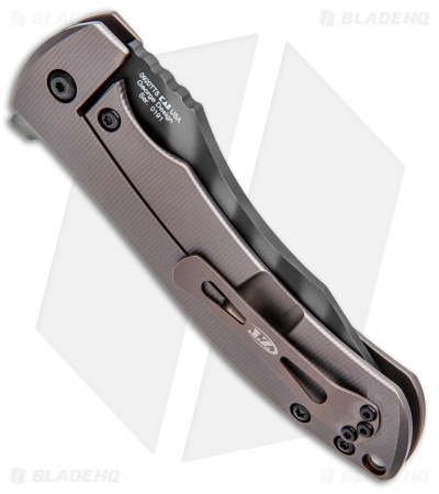 Zero Tolerance Les George 0920 Knife Tan Ti (3.9" Tiger Stripe) ZT Sprint