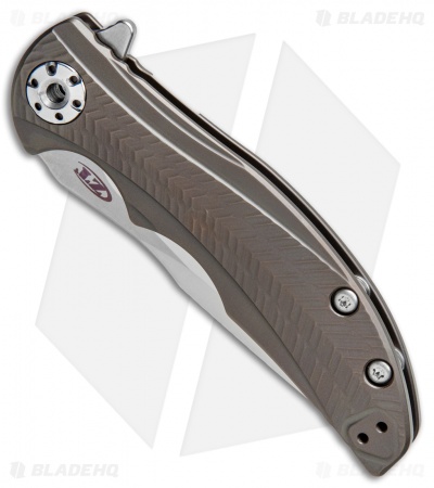 Zero Tolerance RJ Martin 0609 Flipper Knife Bronze Ti (3.4" Satin) ZT