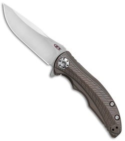 Zero Tolerance RJ Martin 0609 Flipper Knife Bronze Ti (3.4" Satin) ZT