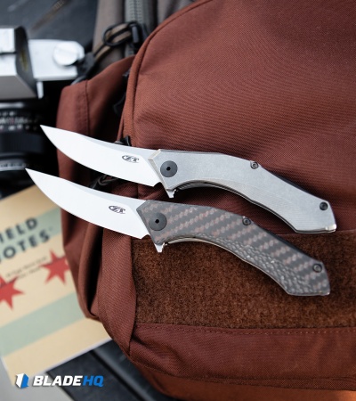 Zero Tolerance Sinkevich 0462 Flipper Knife Red Carbon Fiber (3.7