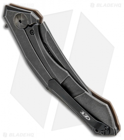 Zero Tolerance Sinkevich 0462TAN Flipper Knife Tan G-10 (3.7" BlackWash) Sprint