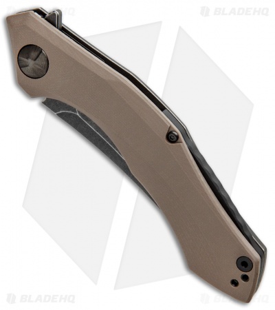 Zero Tolerance Sinkevich 0462TAN Flipper Knife Tan G-10 (3.7" BlackWash) Sprint