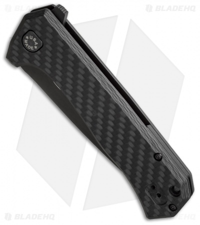 Zero Tolerance Rexford 0804CF Flipper Knife Carbon Fiber (3.875" Black) ZT