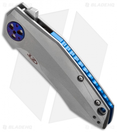 Zero Tolerance 0456 Flipper Knife Titanium (3.25" SW/Satin) ZT