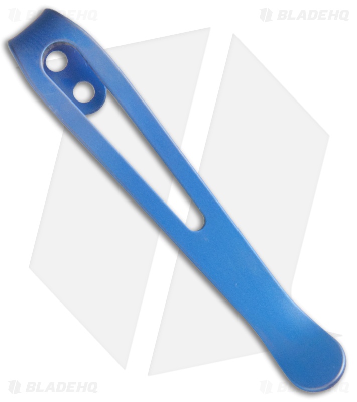 MXG Gear ZT 0450/0456 Deep Carry Titanium Pocket Clip - Blue