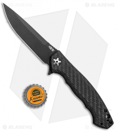 Zero Tolerance Sinkevich 0452GLCF Flipper Knife CF Glow (4.1" DLC) Sprint Run