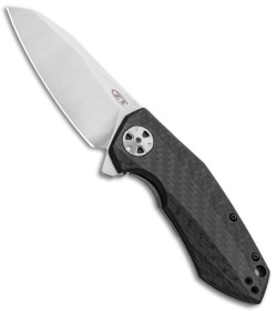 Zero Tolerance 0456CF Flipper Knife Carbon Fiber (3.25" SW/Satin) Sprint Run