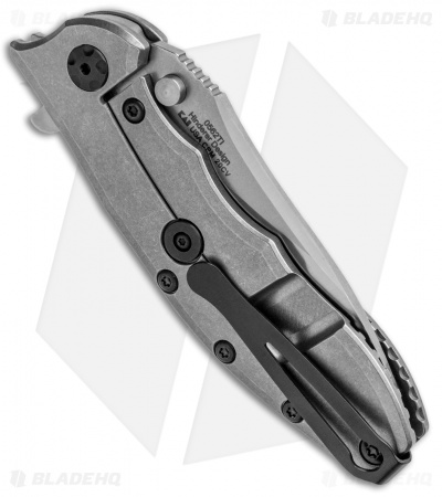 Zero Tolerance Hinderer 0562TI Frame Lock Knife Titanium (3.5" Satin 20CV) ZT