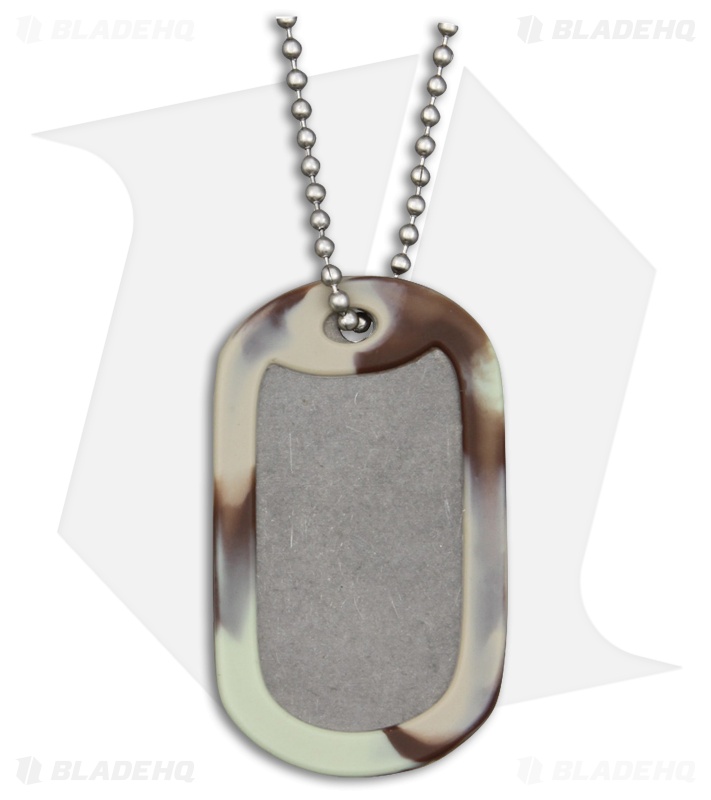 The Original Dog Tag Knife - Titanium (Camo)