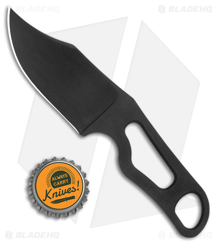 Turner CNC Jackalope Fixed Knife Black CPM 3V DLC - Blade HQ