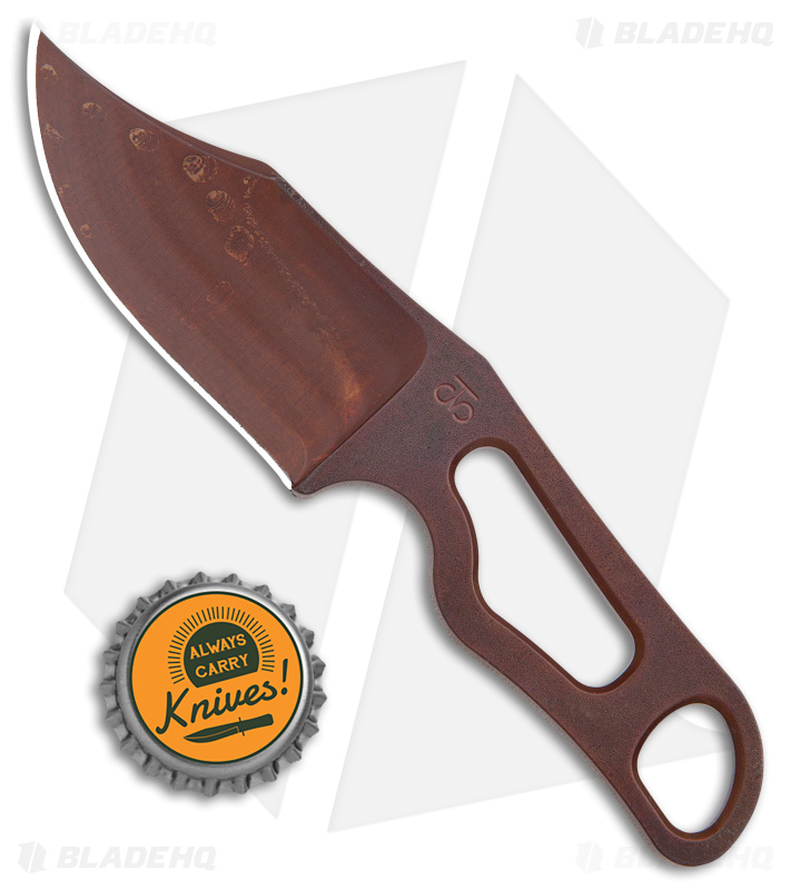 Turner CNC Jackalope Fixed Knife Bronze CPM 3V - Blade HQ