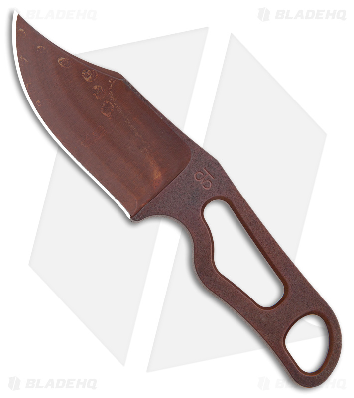 Turner CNC Jackalope Fixed Knife Bronze CPM 3V - Blade HQ