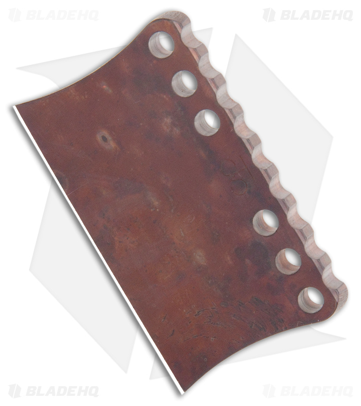 Turner CNC Neck Knife Razor Bronze CPM 3V Heat Treat - BHQ