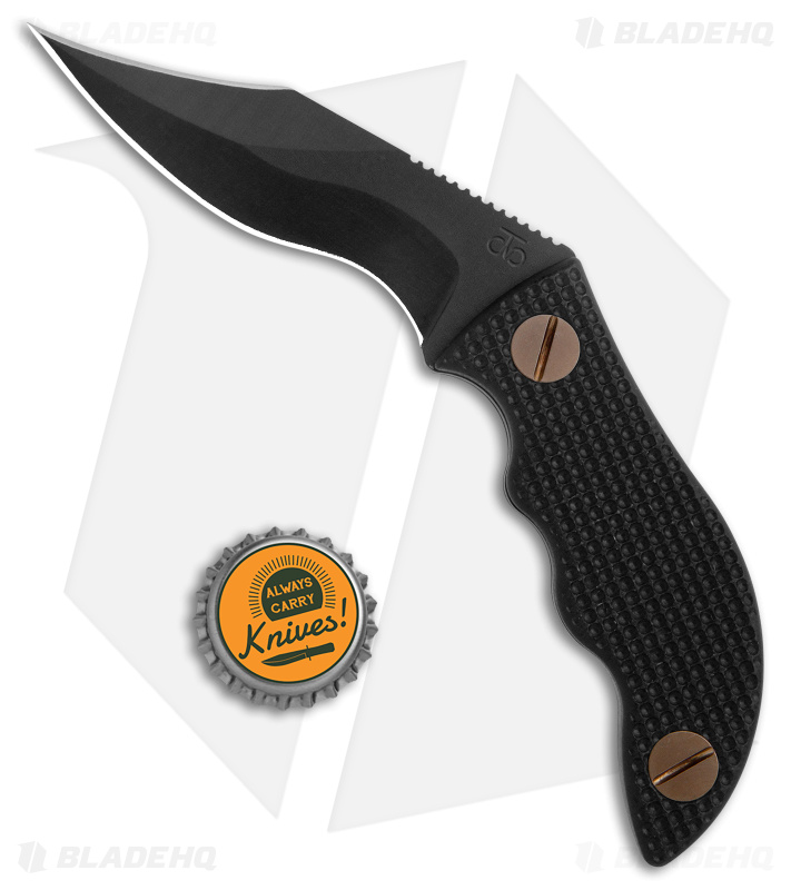[美品] Dforce VS10 Turner CNC Voodoo Doc Chimera Fixed Knife Black - Blade HQ