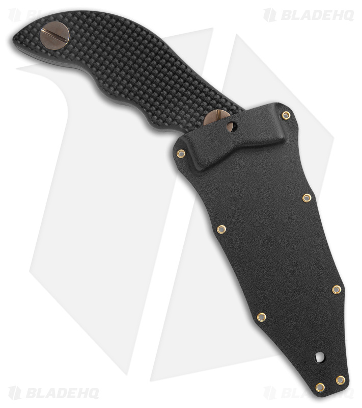 Turner CNC Voodoo Doc Chimera Fixed Knife Black - Blade HQ