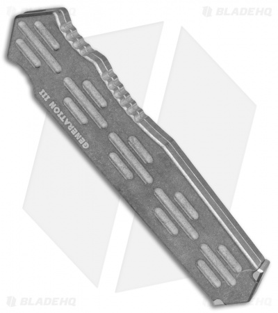 A.R.S. Gen III Tanto OTF Automatic Knife Tumbled (3.5" Stonewash)