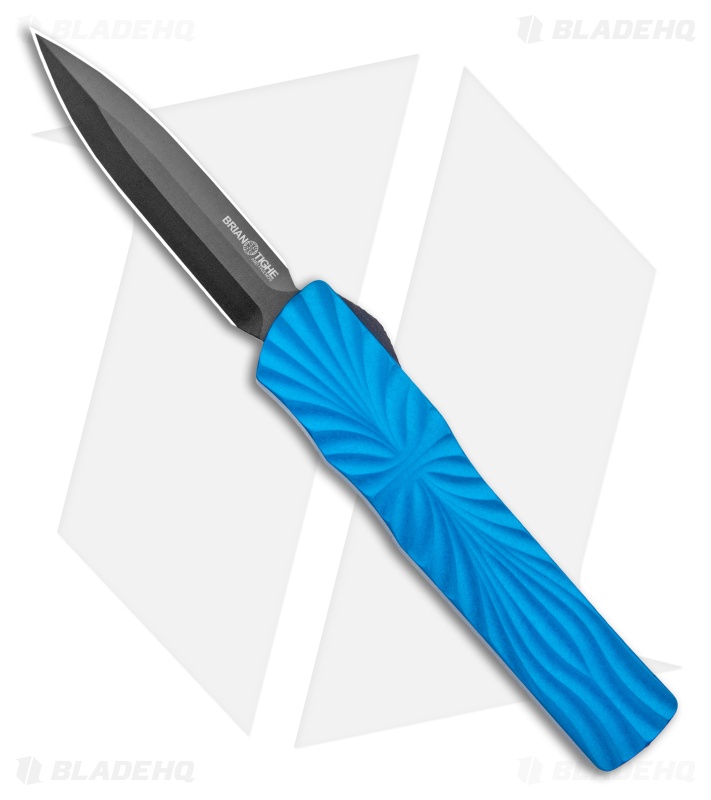 Brian Tighe & Friends Twist Tighe D/E OTF Automatic Knife Blue (3.6" DLC)