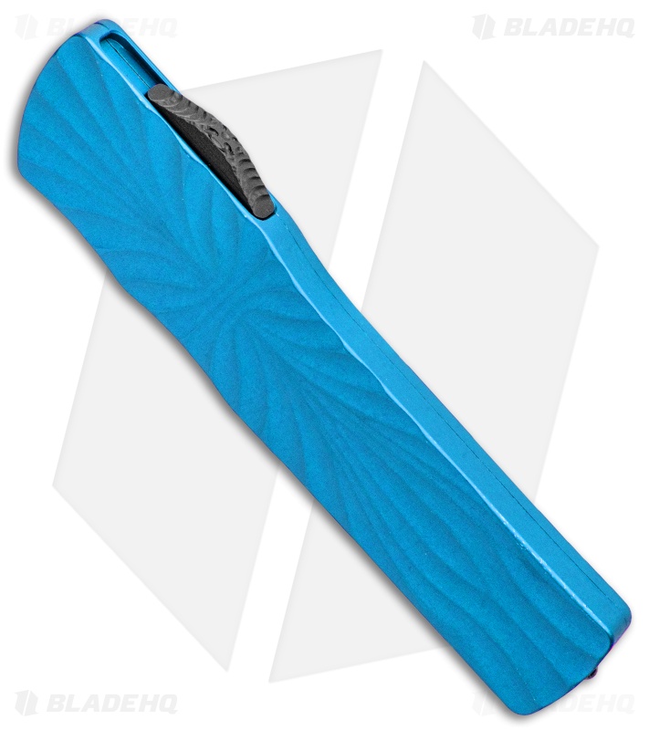 Brian Tighe & Friends Small Twist Tighe Clip OTF Automatic Blue (2.75" Black)