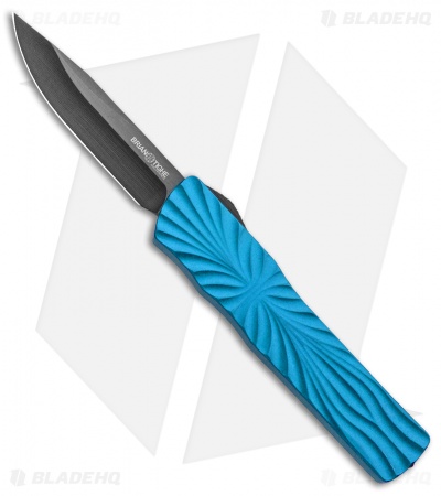 Brian Tighe & Friends Small Twist Tighe Clip OTF Automatic Blue (2.75" Black)