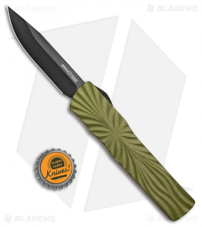 Brian Tighe & Friends Twist Tighe Clip Pt OTF Automatic Knife Green (3.75" DLC)