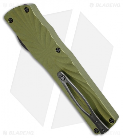 Brian Tighe & Friends Twist Tighe Clip Pt OTF Automatic Knife Green (3.75" DLC)